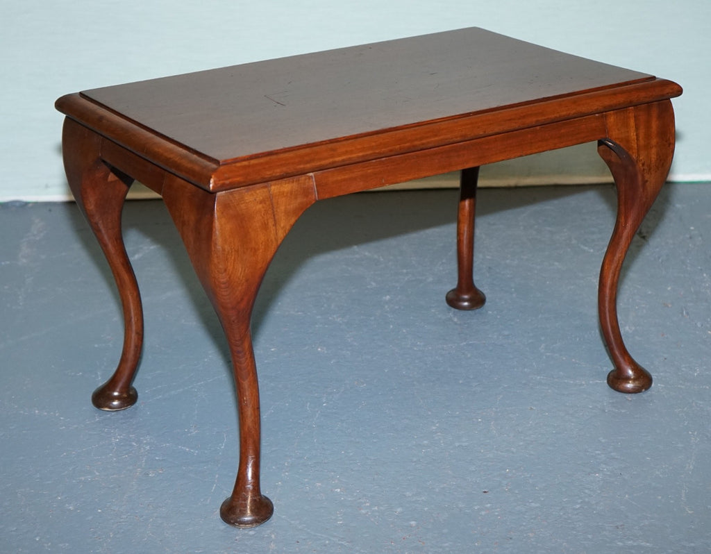 VINTAGE HARWOOD QUEEN ANNE STYLE LOW TABLE