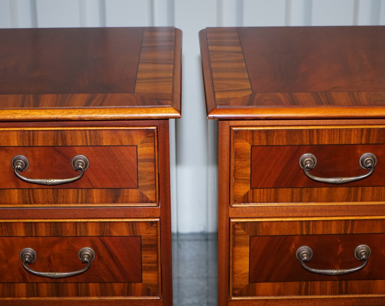PAIR OF LARGE EDWARDIAN STYLE CHEST OF DRAWERS MADE BY PAUL SMITH BRIGHTON (3/3)