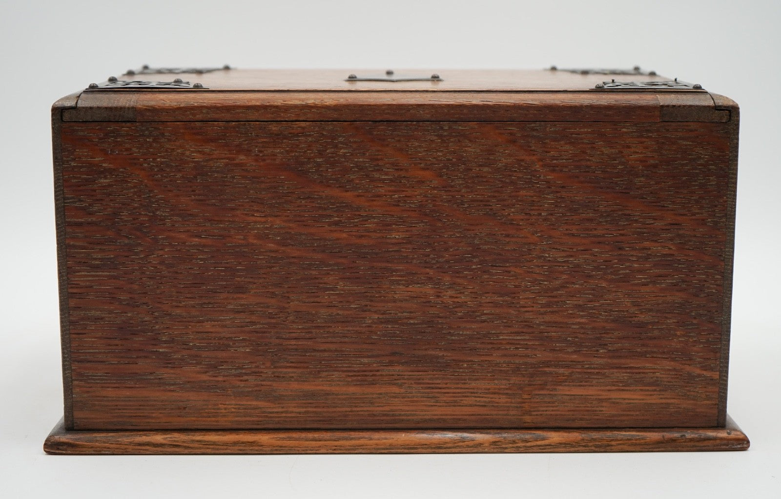 ANTIQUE ASIAN ORIENTAL MAHJONG SET OF 148 TILES IN EDWARDIAN OAK BOX