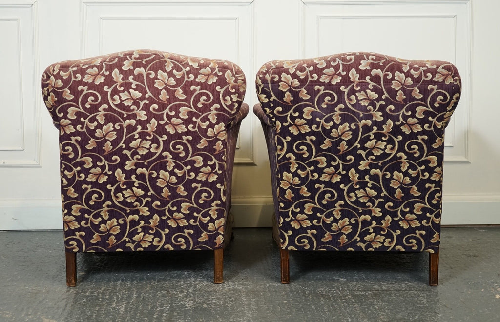 VICTORIAN FABRIC BERGERE SUITE SOFA AND TWO ARMCHAIRS UPHOLSTERY PROJECT J1