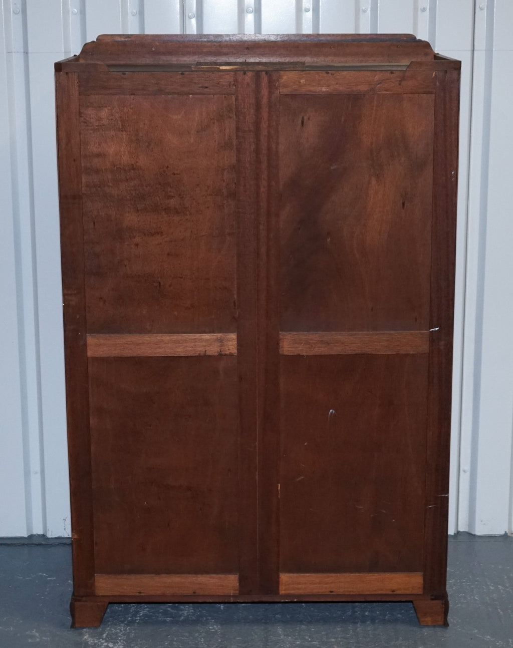 ANTIQUE ENGLISH OAK TWO DOOR WARDROBE