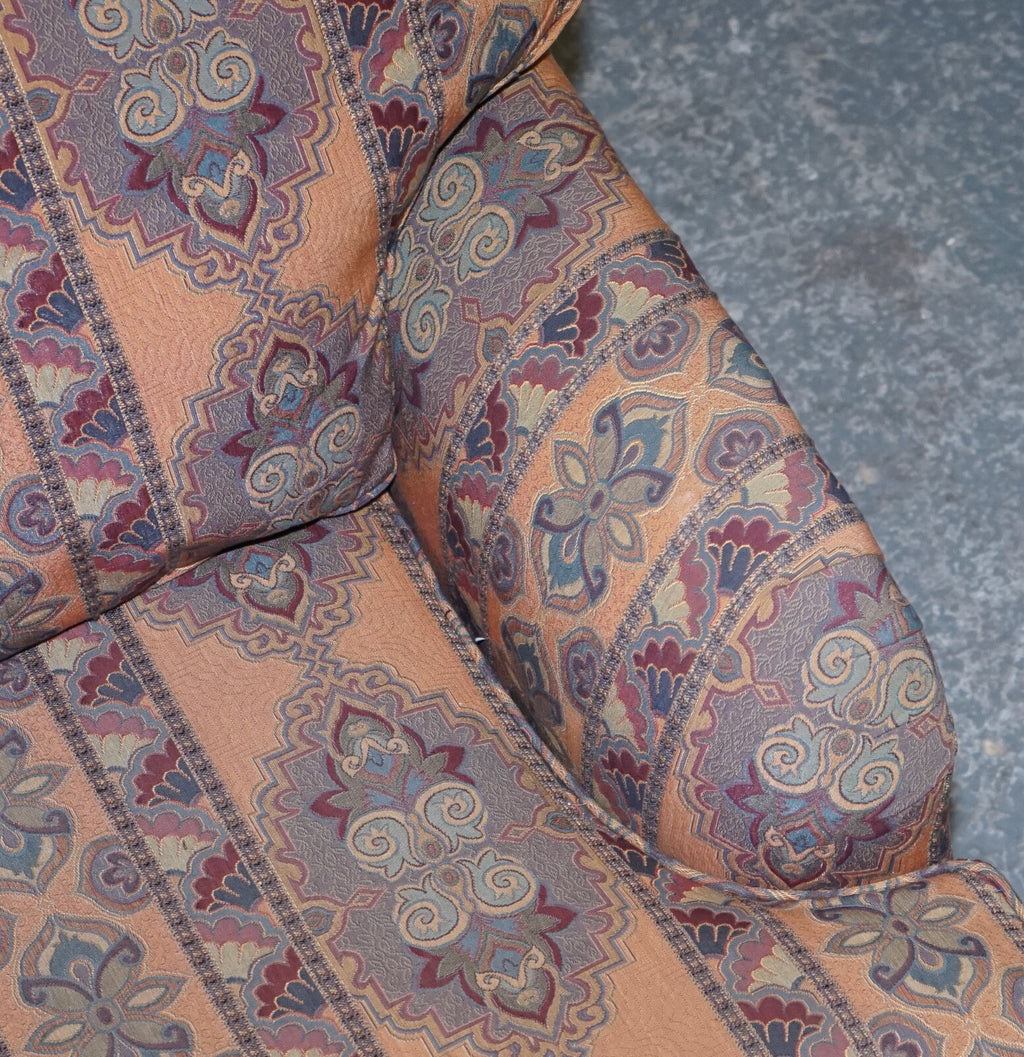 LOVELY MULTIYORK COUNTRYHOUSE REMOVABLE FABRIC HOWARD ARM STYLE LOUNGE ARMCHAIR