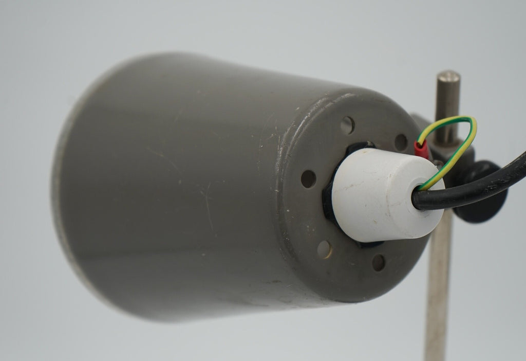 1940'S ENGLISH SALVAGED LABORATORY SCHOOL TABLE ADJUSTABLE LIGHT 002