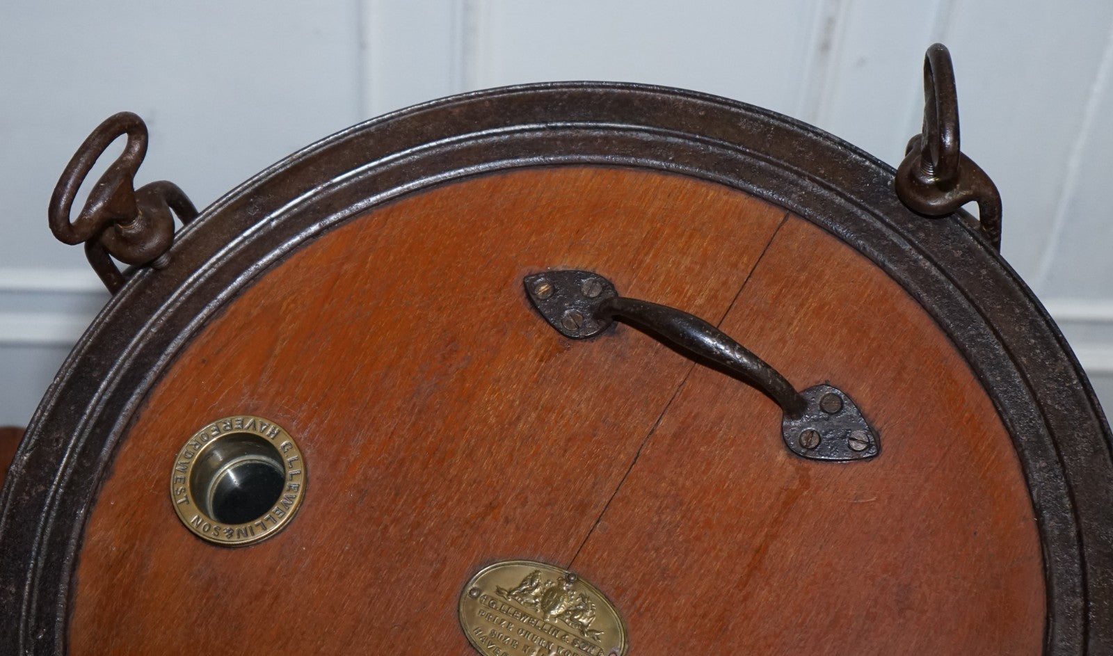 ANTIQUE VICTORIAN CIRCA 1885 ENGLISH G. LLEWELLIN & SONS BUTTER CHURN