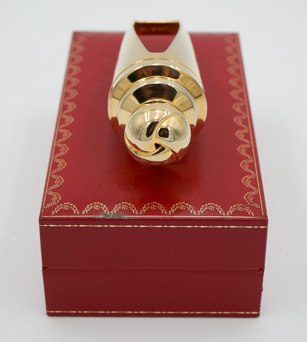 CARTIER LUXURY GOLD ATOMISER PARFUM FLACON “EAU DE PARFUM” BOXED DECORATiVE