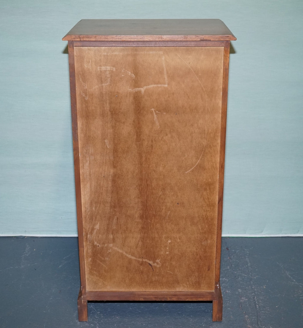 WILLiS & GAMBIER OAK TALLBOY CHEST OF DRAWERS