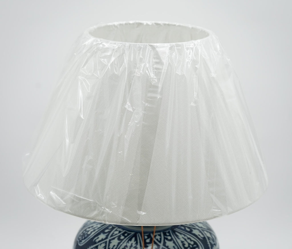 PAIR OF RALPH LAUREN EX DISPLAY CERAMIC TABLE LAMPS INCLUDING SHADES (1/2)