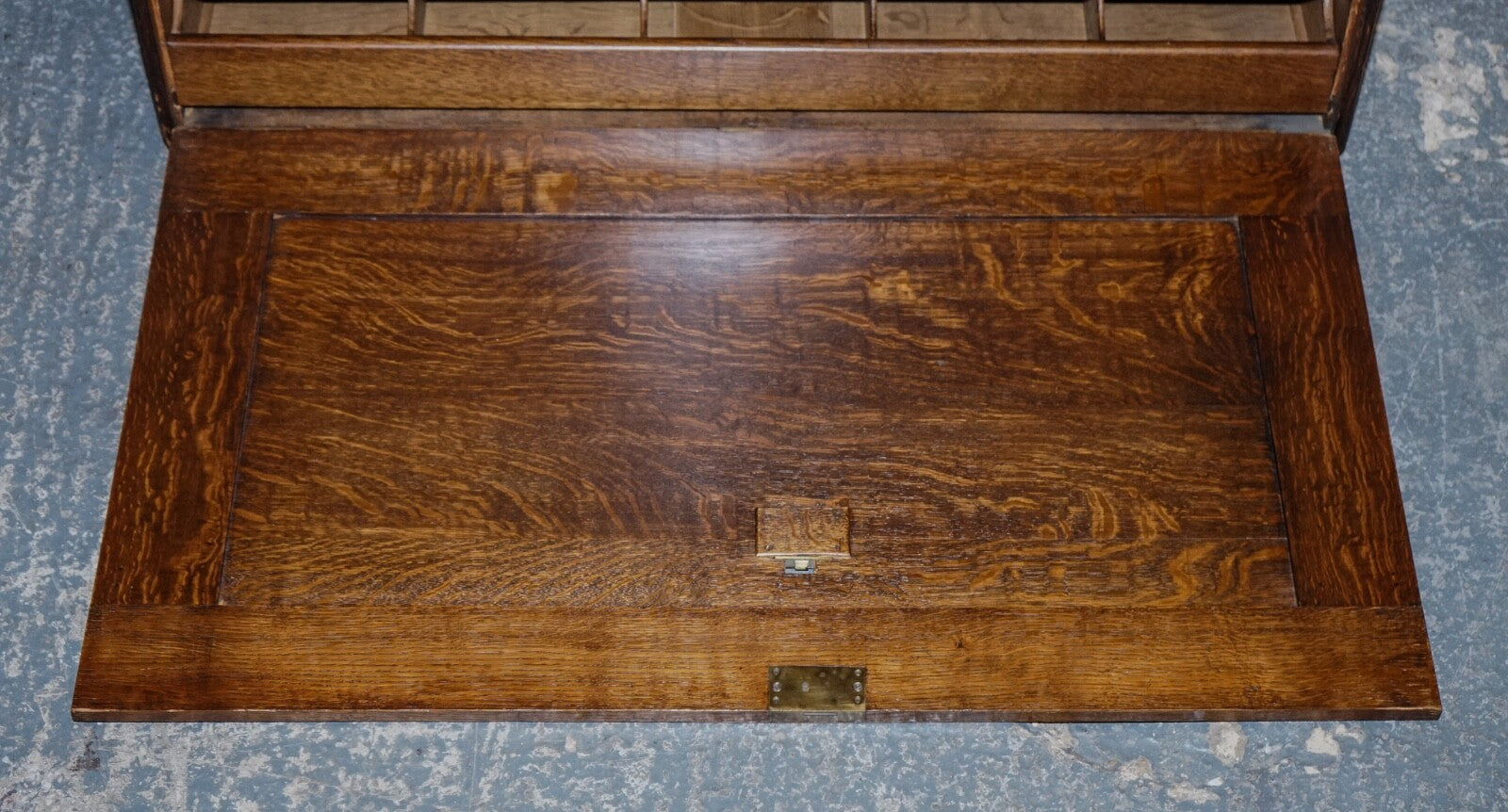 LARGE RARE  VICTORIAN ANTIQUE MILITARY CAMPAIGN SPECIMEN TRUNK OR LETTERS TRUNK