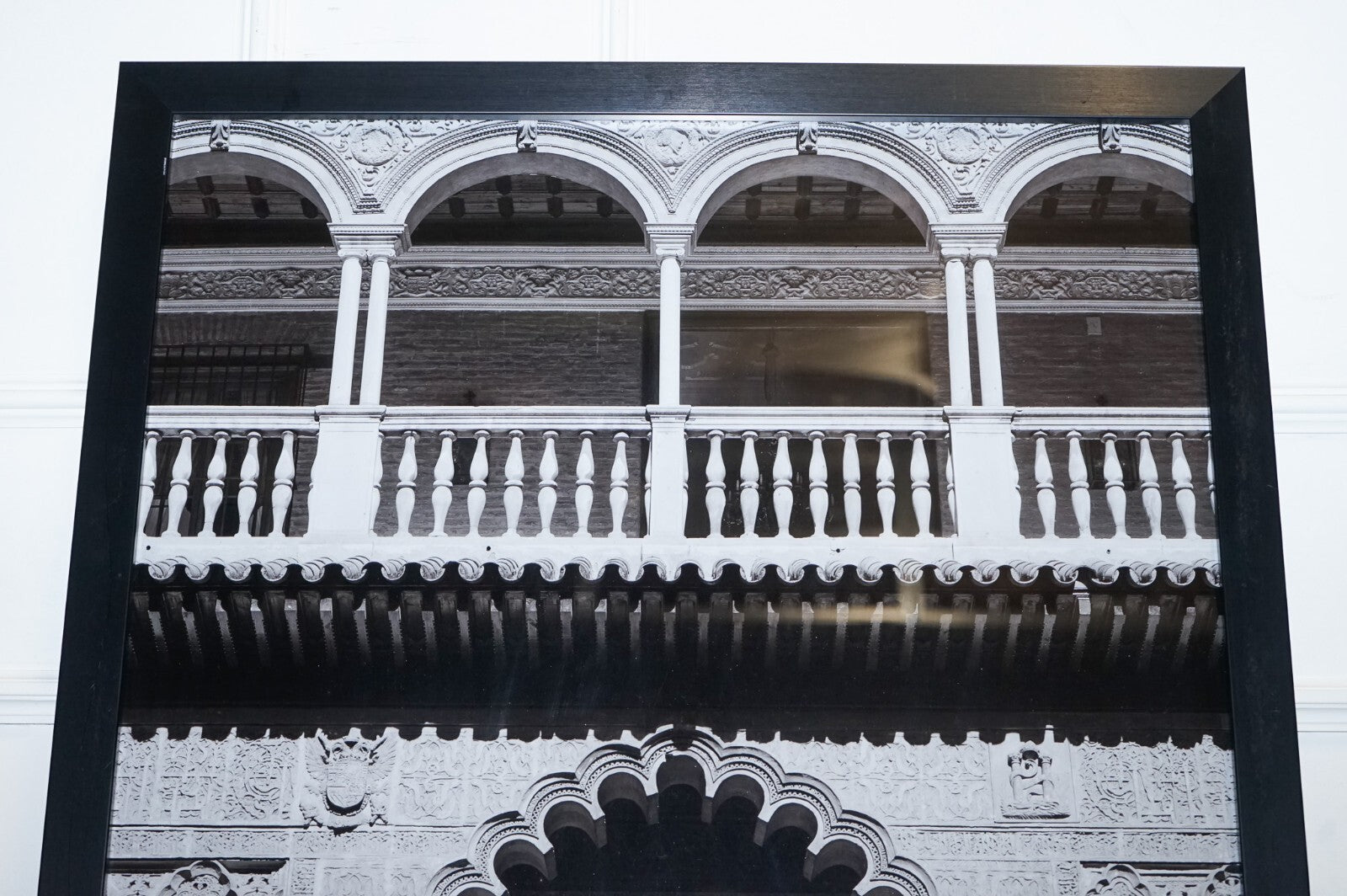 BEAUTIFUL COURTYARD OF THE MAIDENS IN THE REAL ALCAZAR IN SEVILLE PICTURE PRINT