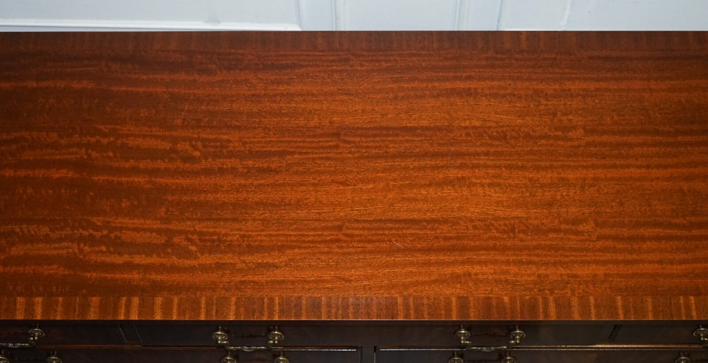 STUNNING VINTAGE BEVAN FUNNEL HARDWOOD SIDEBOARD BANK OF DRAWERS