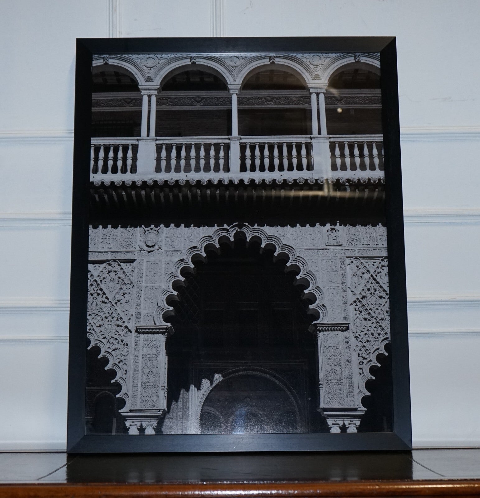 BEAUTIFUL COURTYARD OF THE MAIDENS IN THE REAL ALCAZAR IN SEVILLE PICTURE PRINT