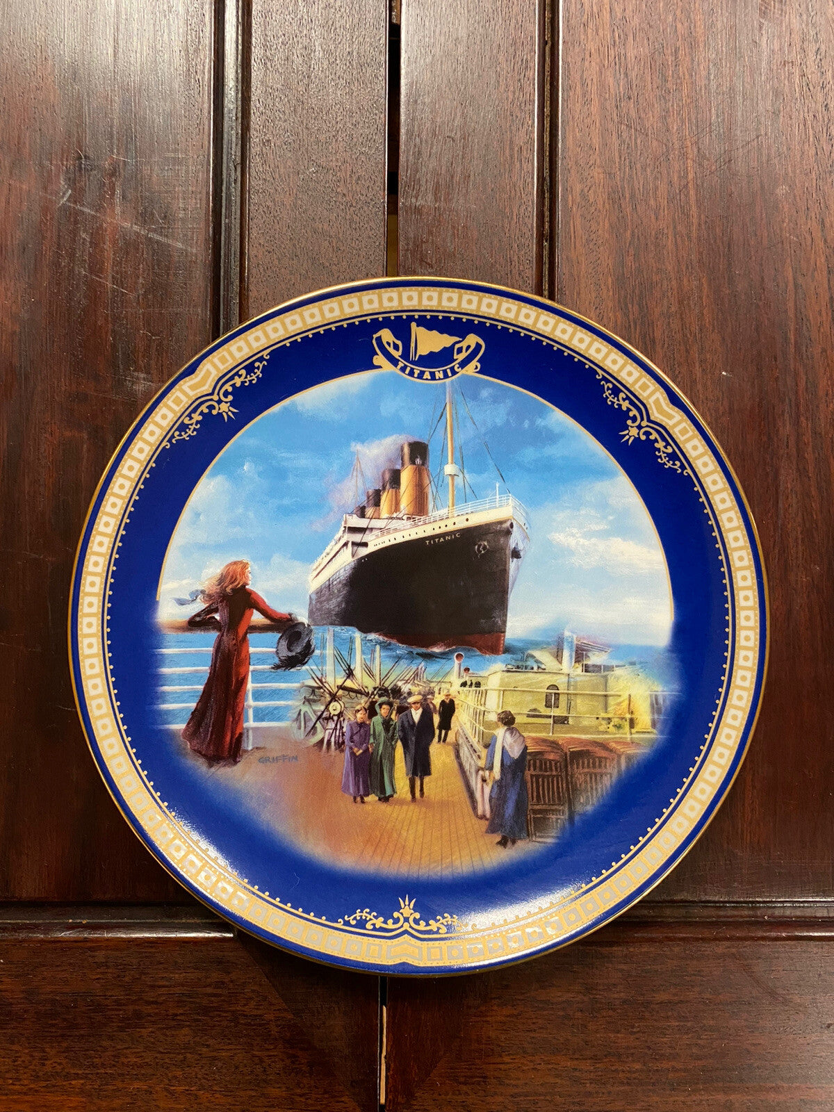 VINTAGE BRADFORD EXCHANGE SET OF 4 TITANIC COLLECTABLE PLATES