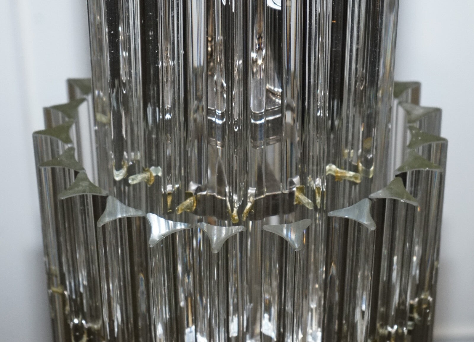 STUNNING LARGE MURANO GLASS  EICHHOLTZ ELDORADO ART DECO STYLE FLOOR LAMP