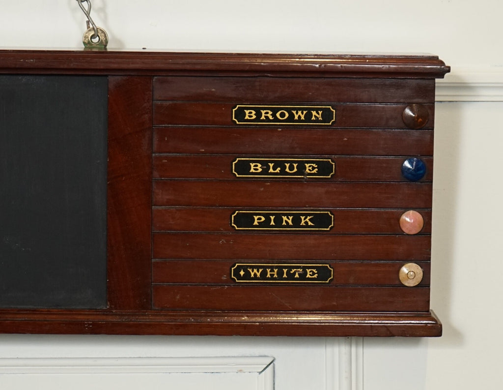 SUBLIME EST 1873 BILLBOARD SNOOKER POOL SCOREBOARD BY ORME & SONS MANCHESTER