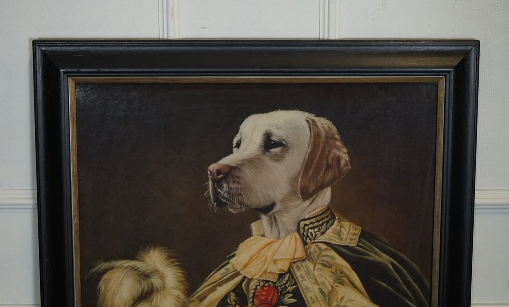 THE DUKE THIERRY PONCELET FRAMED ART PRINT BLACK AND GOLD FRAME