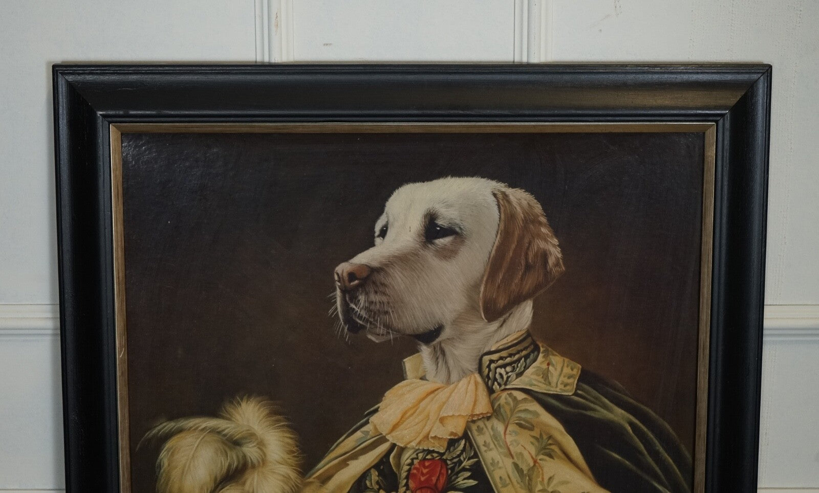 THE DUKE THIERRY PONCELET FRAMED ART PRINT BLACK AND GOLD FRAME