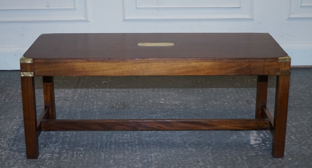 RESTORED HARRODS REH KENNEDY MILiTARY CAMPAIGN COFFEE TABLE