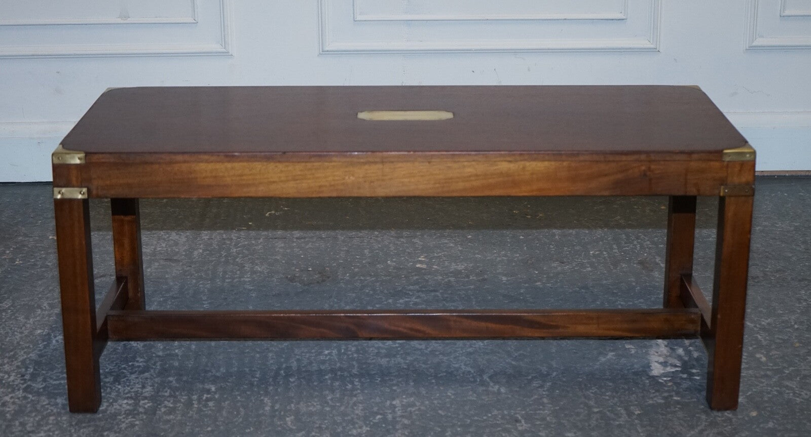 RESTORED HARRODS REH KENNEDY MILiTARY CAMPAIGN COFFEE TABLE