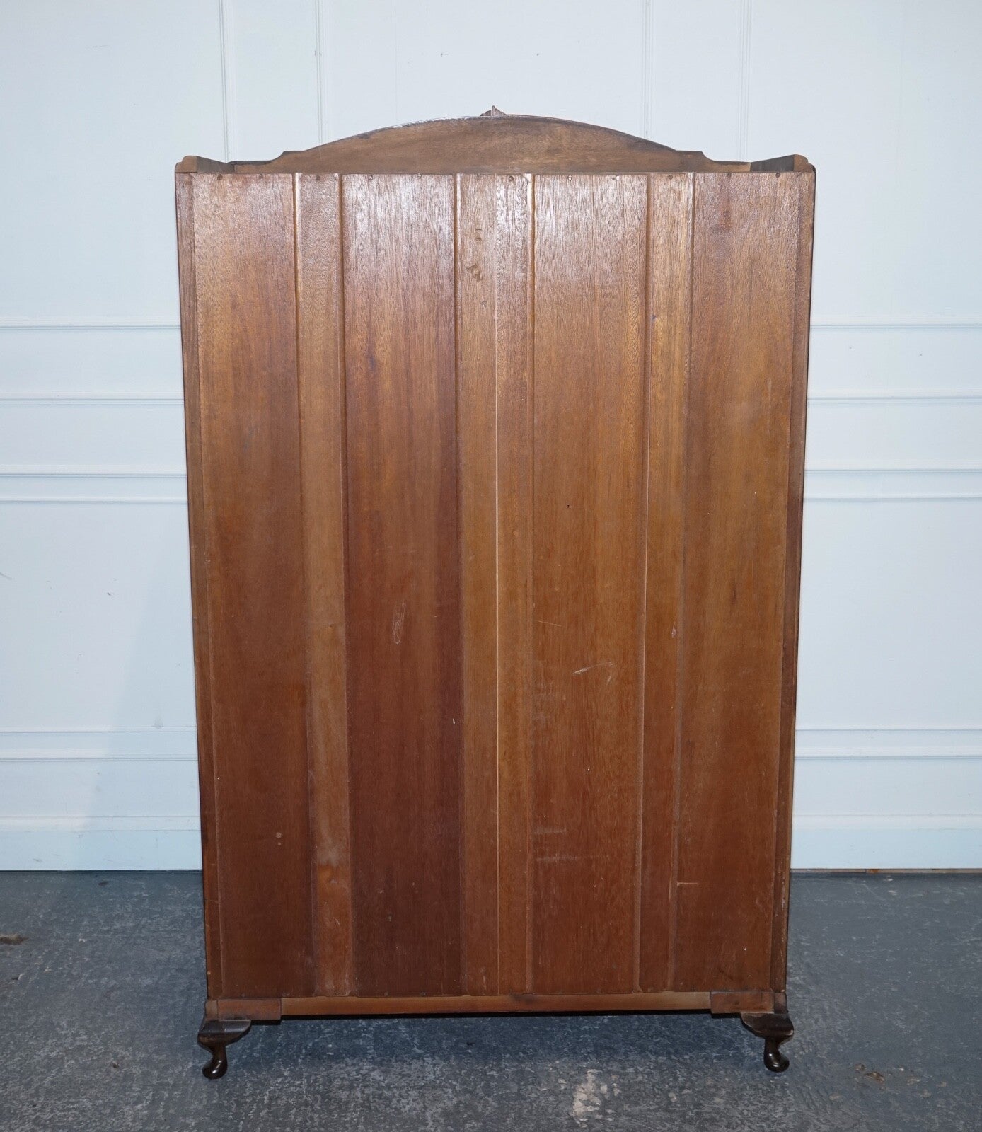 GORGEOUS ART DECO BURR WALNUT DOUBLE WARDROBE WITH MiRROR