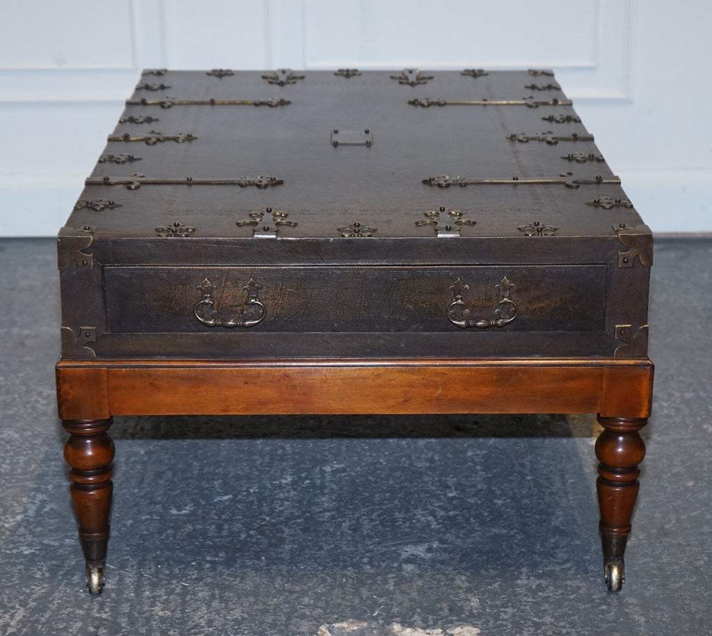 THEODORE ALEXANDER EXQUISITE LARGE COFFEE TABLE DRAWERS ON BOTH SIDES