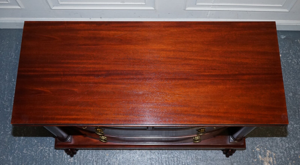 RALPH LAUREN FRENCH EMPIRE STYLE FLAMED MAHOGANY CHEST OF DRAWERS