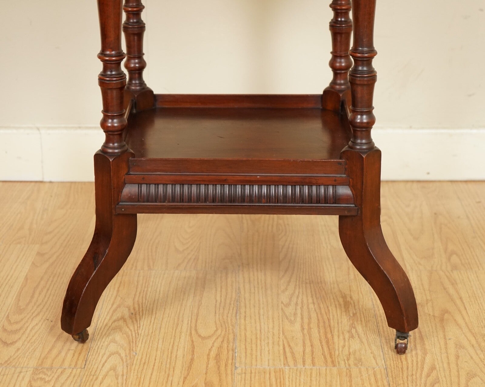 JAMES SCHOOLBRED ANTIQUE ARTS & CRAFTS OCTAGONAL OCCASIONAL SIDE END TABLE