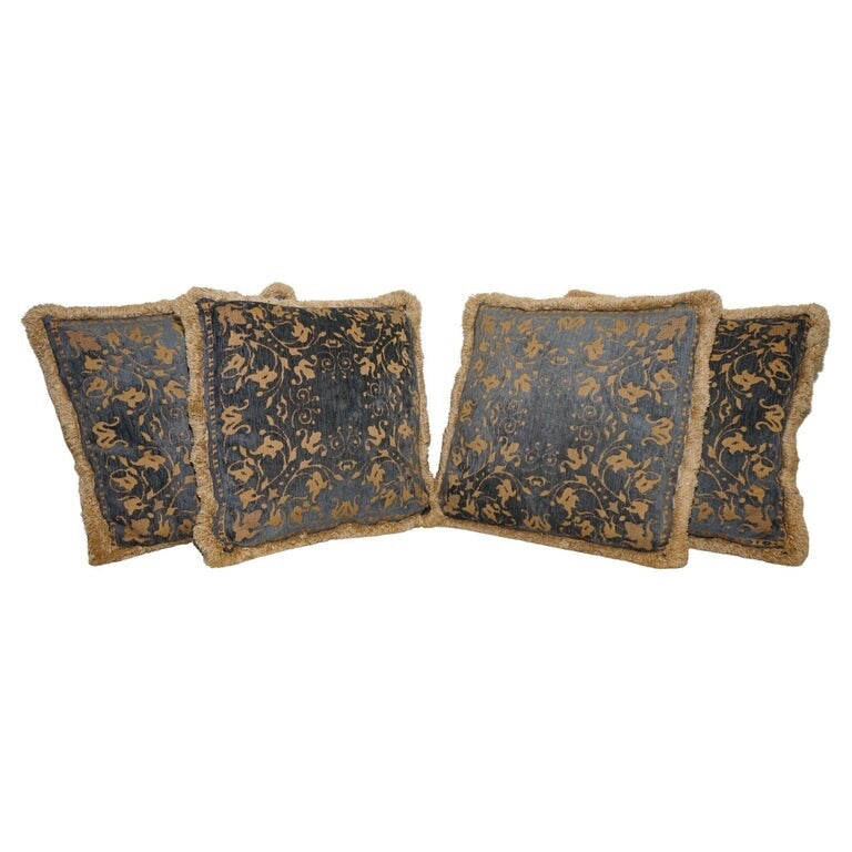 SET OF 4 VINTAGE JONELLE SCATTER CUSHIONS DUCK FEATHER FILLED VERY DECORATIVE