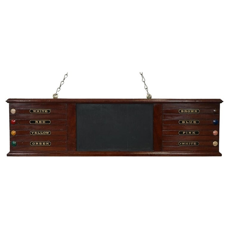 SUBLIME EST 1873 BILLBOARD SNOOKER POOL SCOREBOARD BY ORME & SONS MANCHESTER