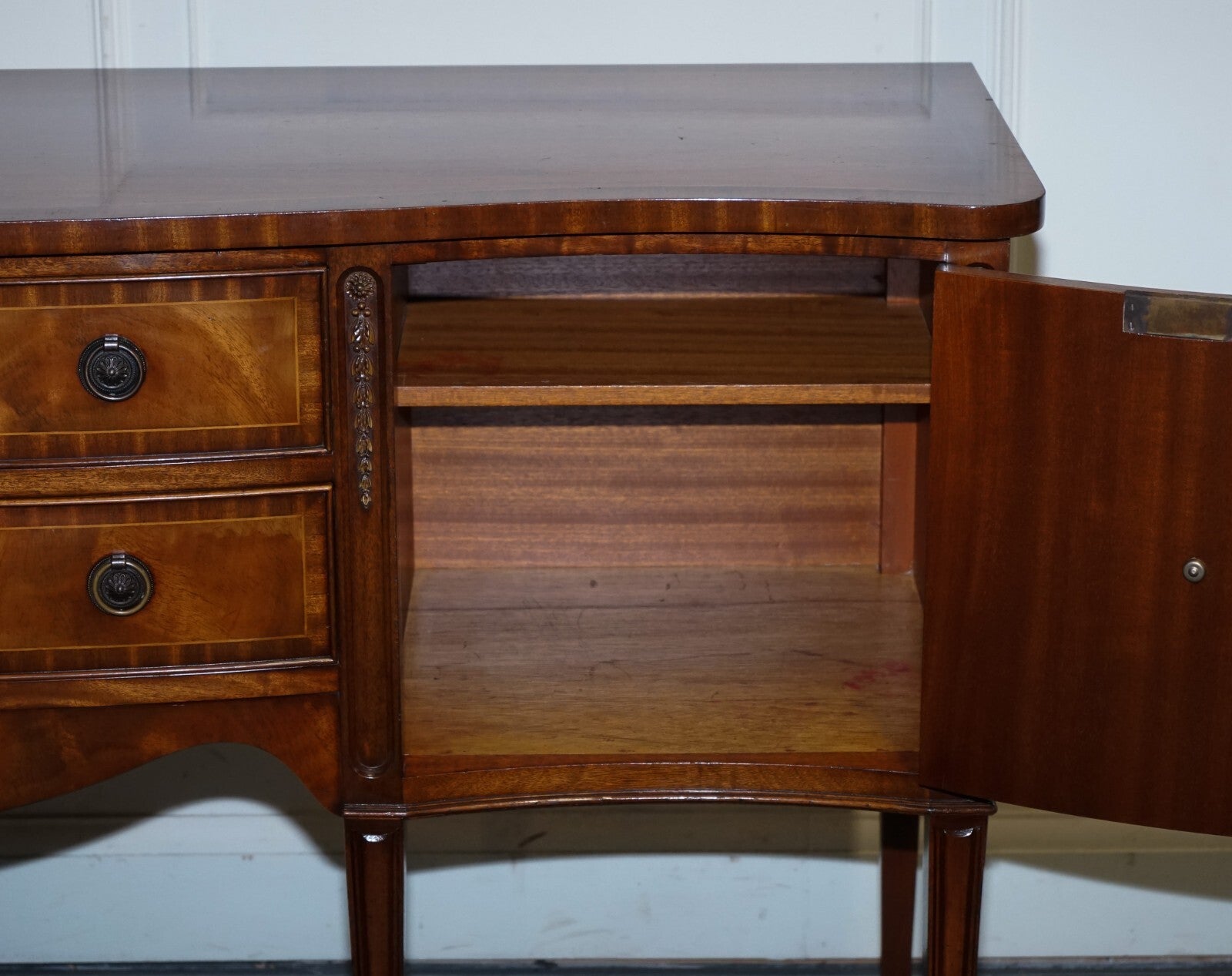 VINTAGE EDWARDIAN STYLE HARDWOOD SIDEBOARD MADE BY JAYCEE FURNITURE