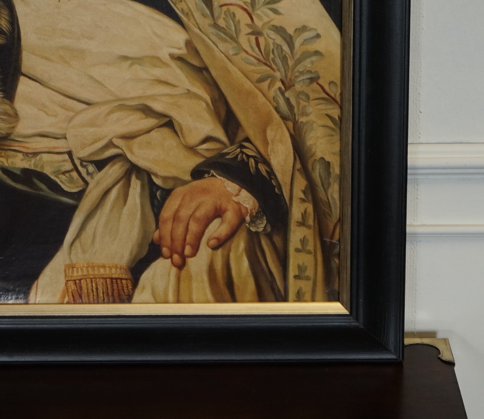 THE DUKE THIERRY PONCELET FRAMED ART PRINT BLACK AND GOLD FRAME