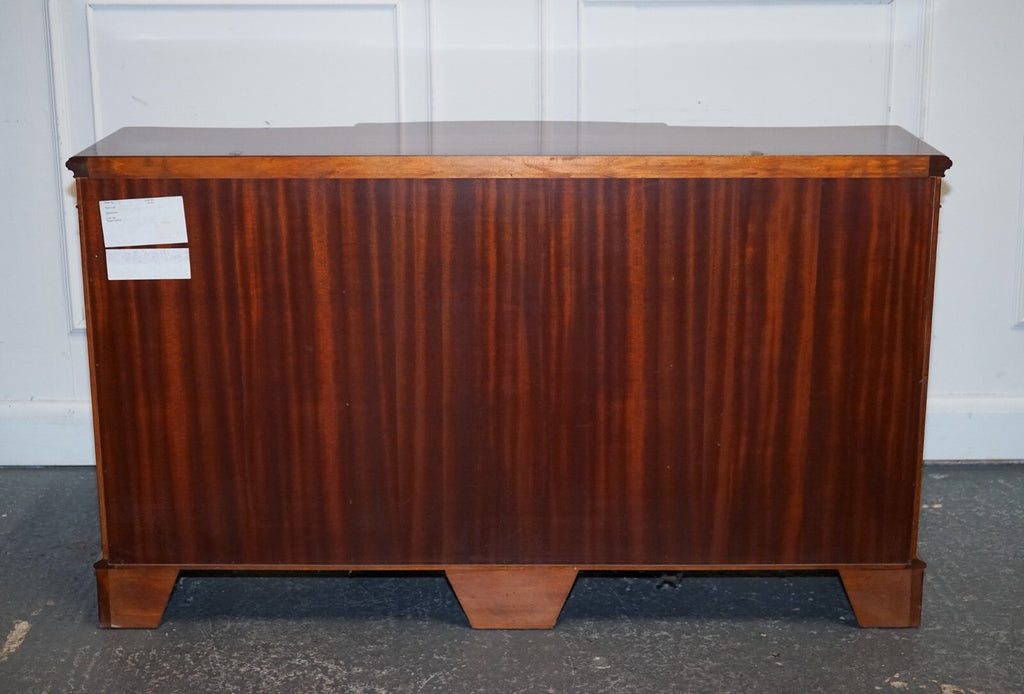VINTAGE SERPENTINE BOW FRONT SIDEBOARD WITH DRAWERS & CUPBOARD BY WADE FURNITURE