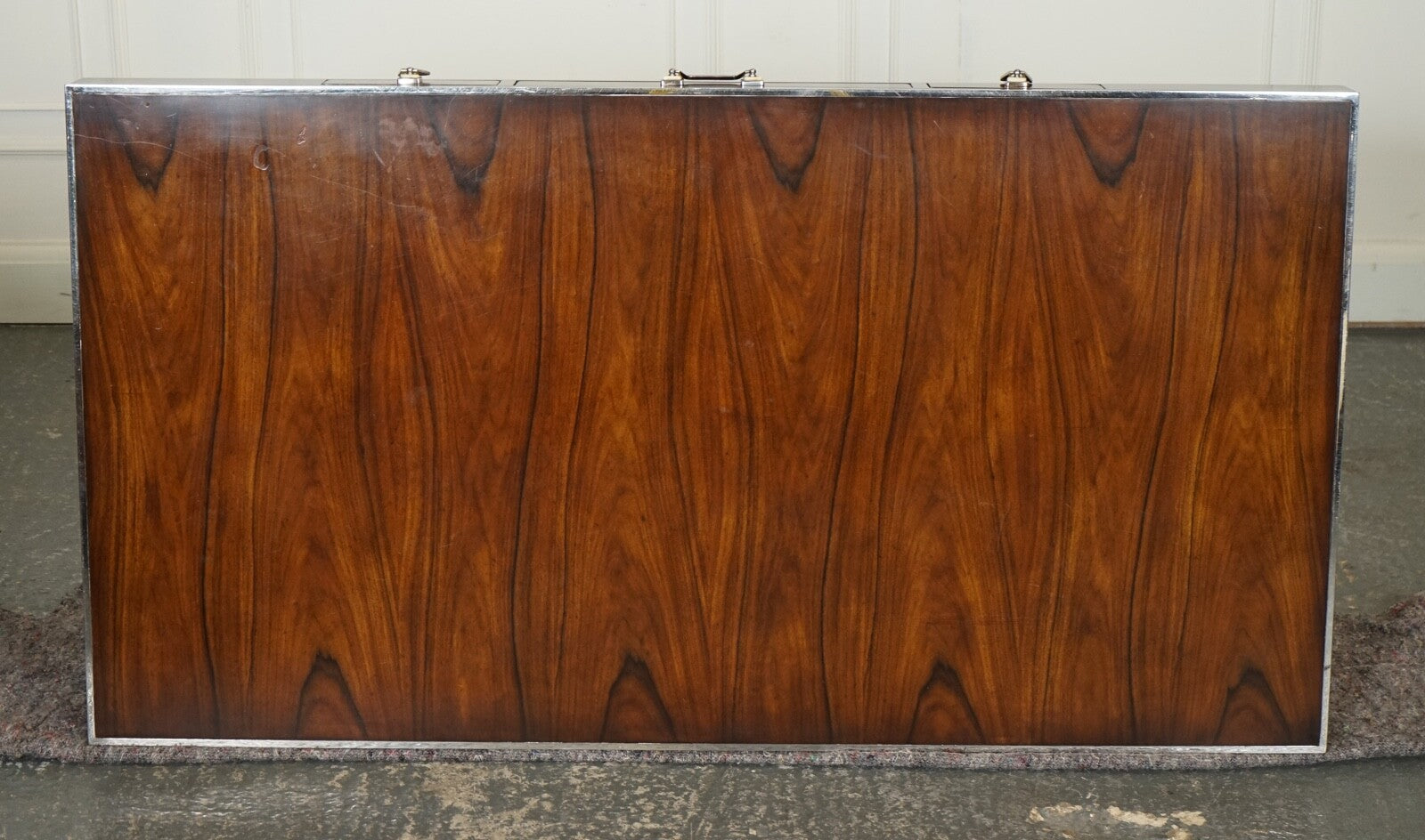 RARE THEODORE ALEXANDER ART DECO STYLE OFFICE DOUBLE SIDED DRAWERS DESK