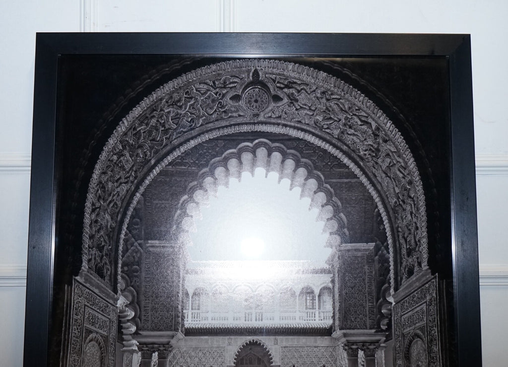 BEAUTIFUL COURTYARD OF THE MAIDENS IN THE REAL ALCAZAR IN SEVILLE PICTURE PRINT