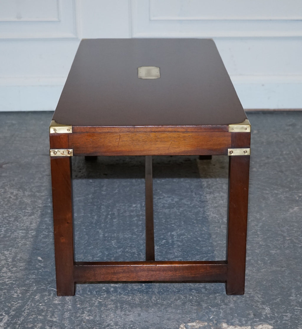 RESTORED HARRODS REH KENNEDY MILiTARY CAMPAIGN COFFEE TABLE