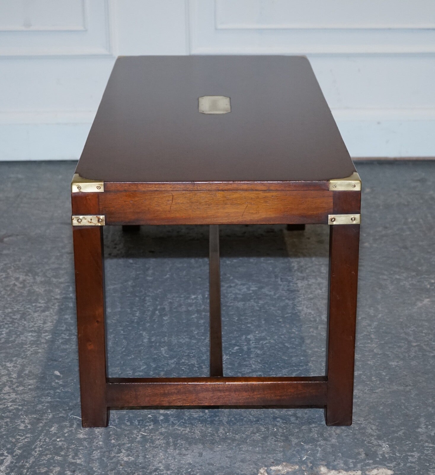 RESTORED HARRODS REH KENNEDY MILiTARY CAMPAIGN COFFEE TABLE