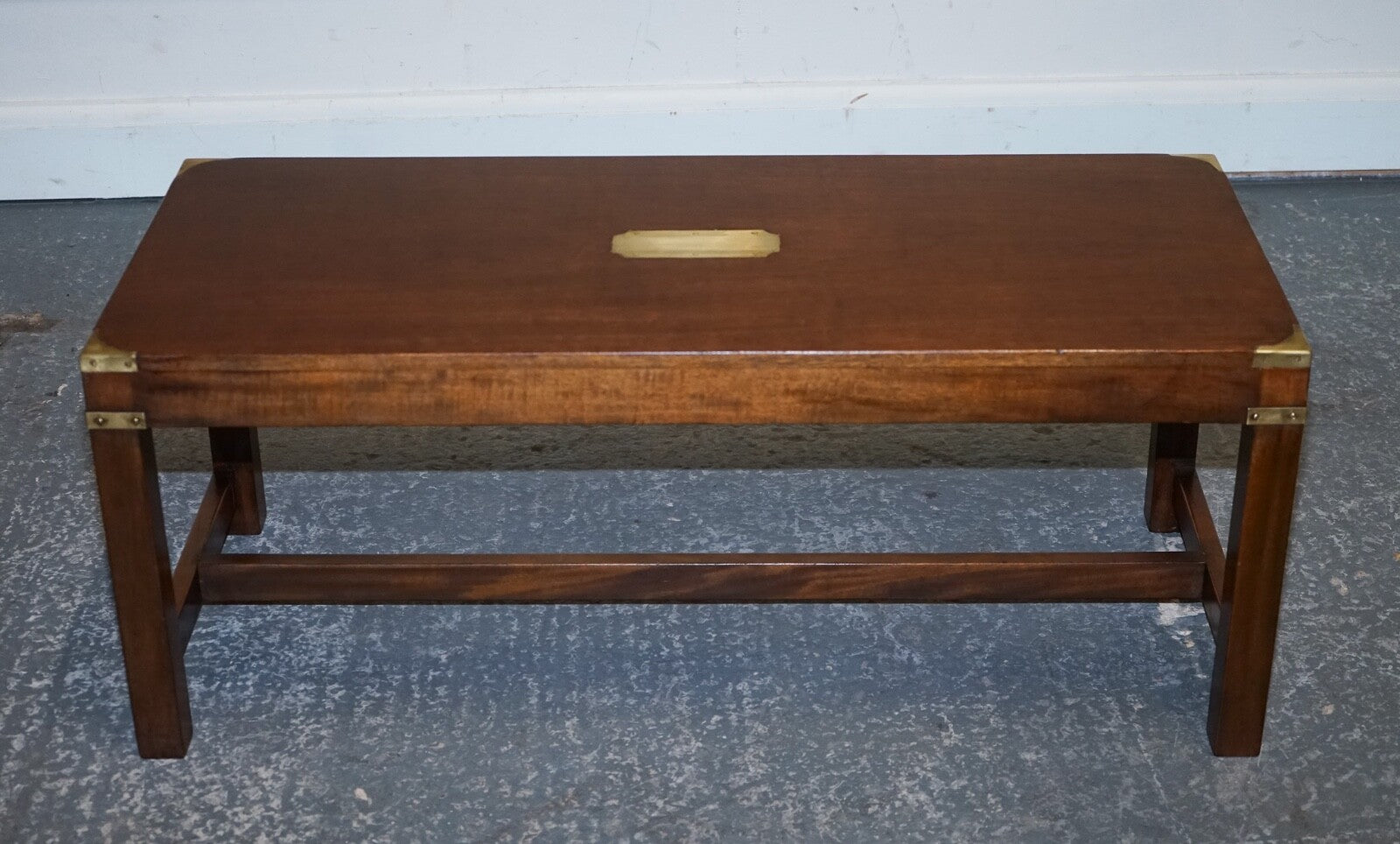RESTORED HARRODS REH KENNEDY MILiTARY CAMPAIGN COFFEE TABLE