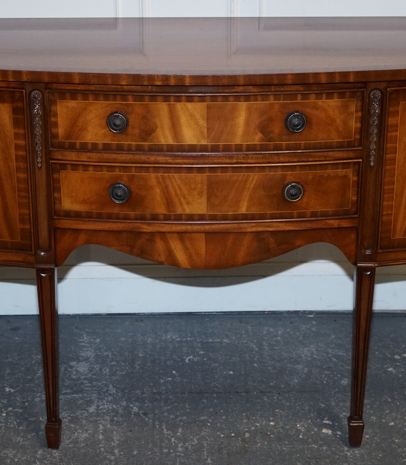 VINTAGE EDWARDIAN STYLE HARDWOOD SIDEBOARD MADE BY JAYCEE FURNITURE
