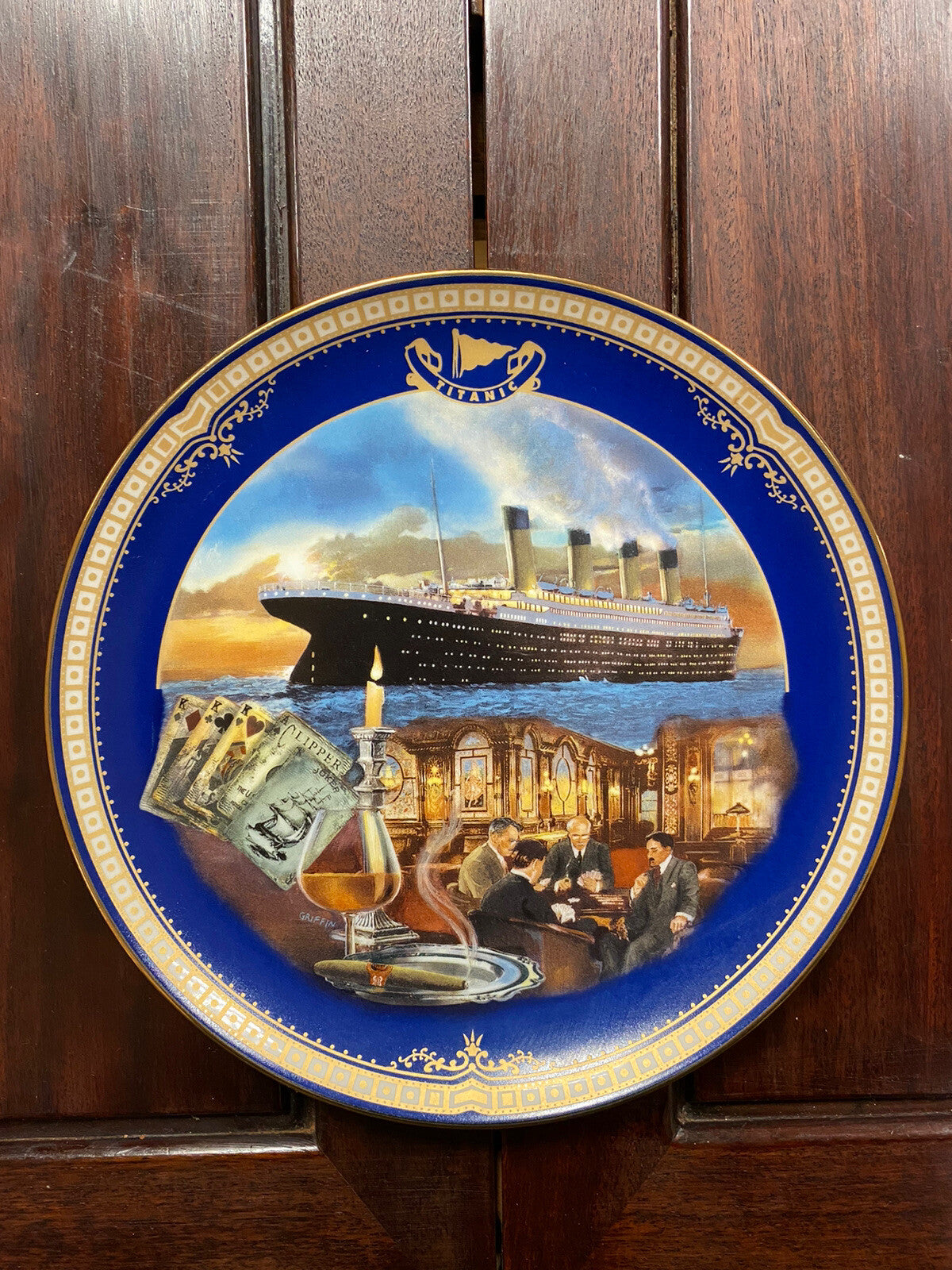 VINTAGE BRADFORD EXCHANGE SET OF 4 TITANIC COLLECTABLE PLATES