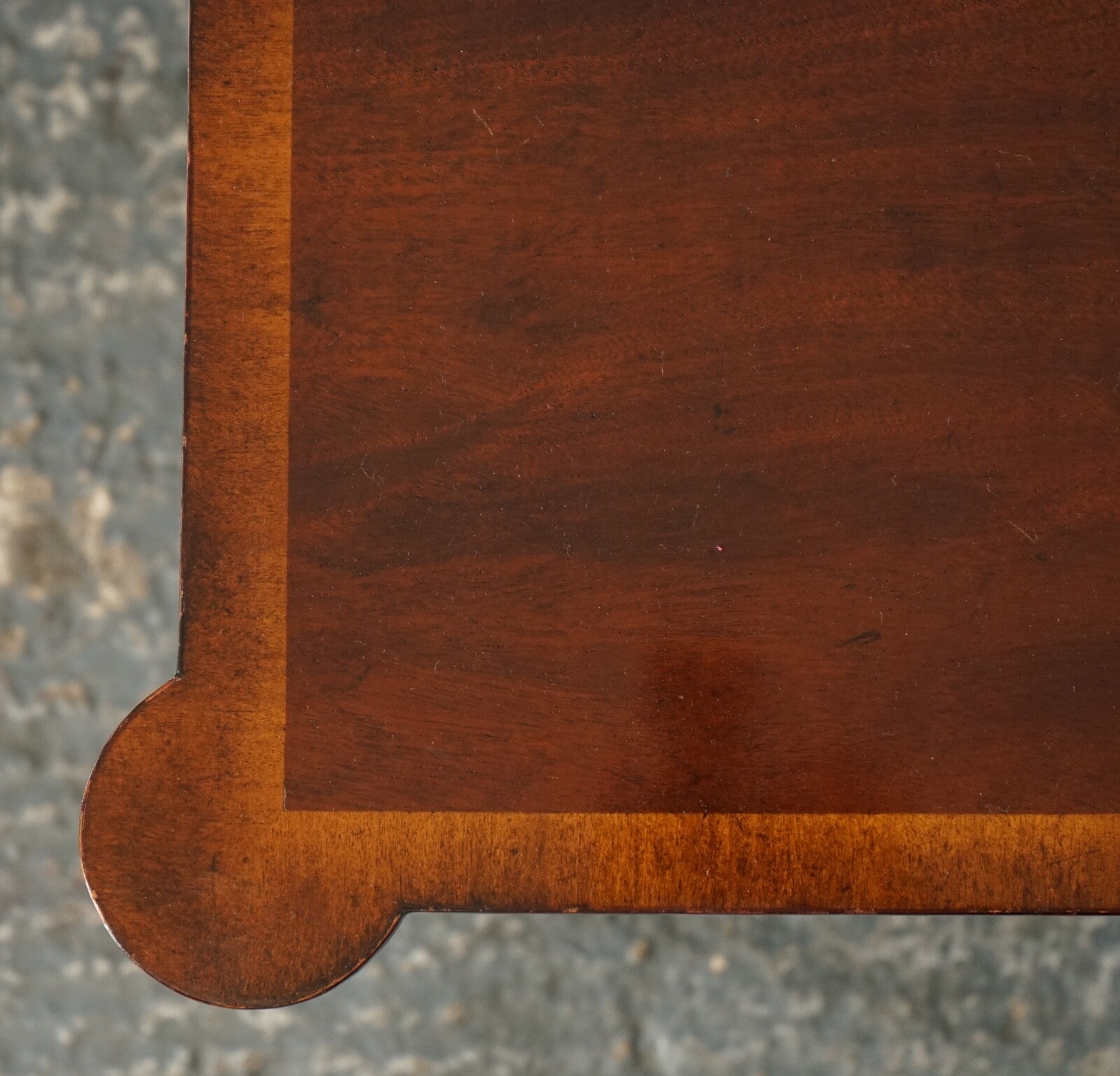 REGENCY STYLE COFFEE TABLE WITH FOUR DRAWERS BRASS FEET