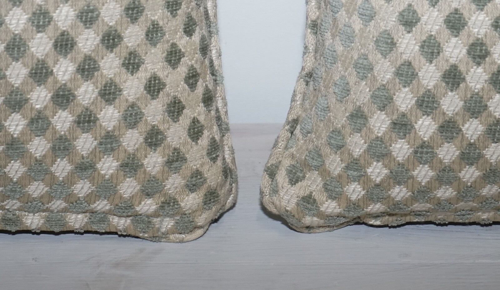 VINTAGE DURESTA DUCK SCATTER CUSHION CREAM AND SAGE