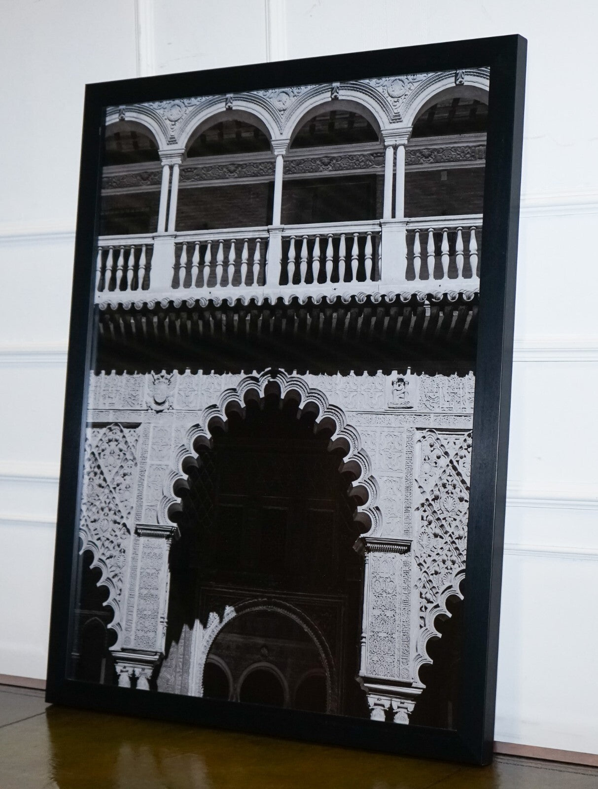 BEAUTIFUL COURTYARD OF THE MAIDENS IN THE REAL ALCAZAR IN SEVILLE PICTURE PRINT