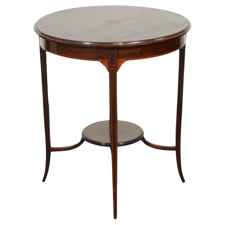 EDWARDIAN SIDE END WINE LAMP TABLE J1
