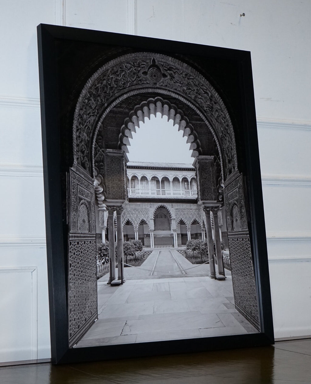 BEAUTIFUL COURTYARD OF THE MAIDENS IN THE REAL ALCAZAR IN SEVILLE PICTURE PRINT