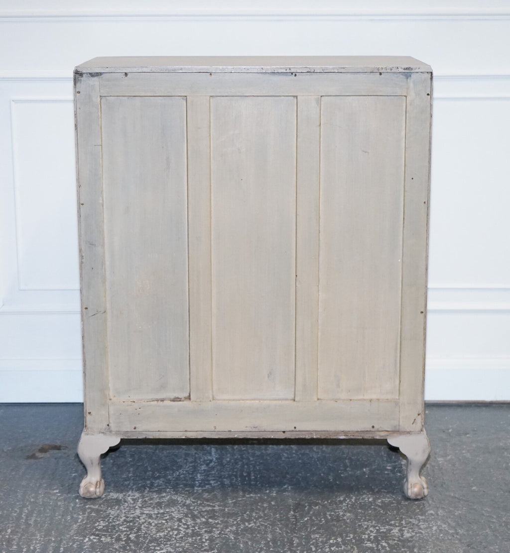 1930s WARING & GILLOW HAND PAINTED CHEST OF DRAWERS CUPBOARD WILLIAM MORRIS