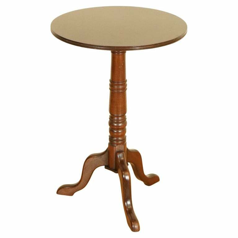 STUNNING VICTORIAN SIDE TABLE/WINE TABLE ON ELEGANT TRIPOD LEGS
