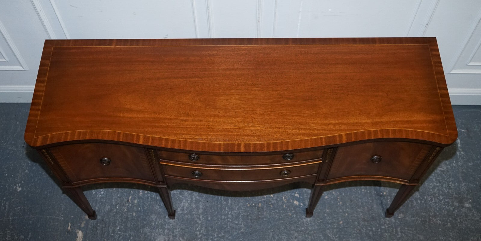 VINTAGE EDWARDIAN STYLE HARDWOOD SIDEBOARD MADE BY JAYCEE FURNITURE