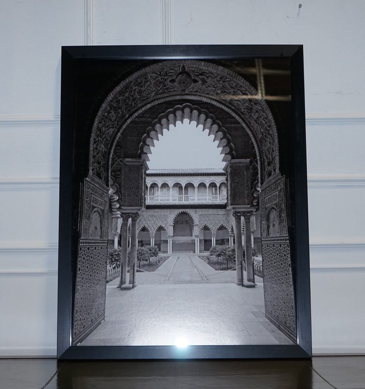 BEAUTIFUL COURTYARD OF THE MAIDENS IN THE REAL ALCAZAR IN SEVILLE PICTURE PRINT