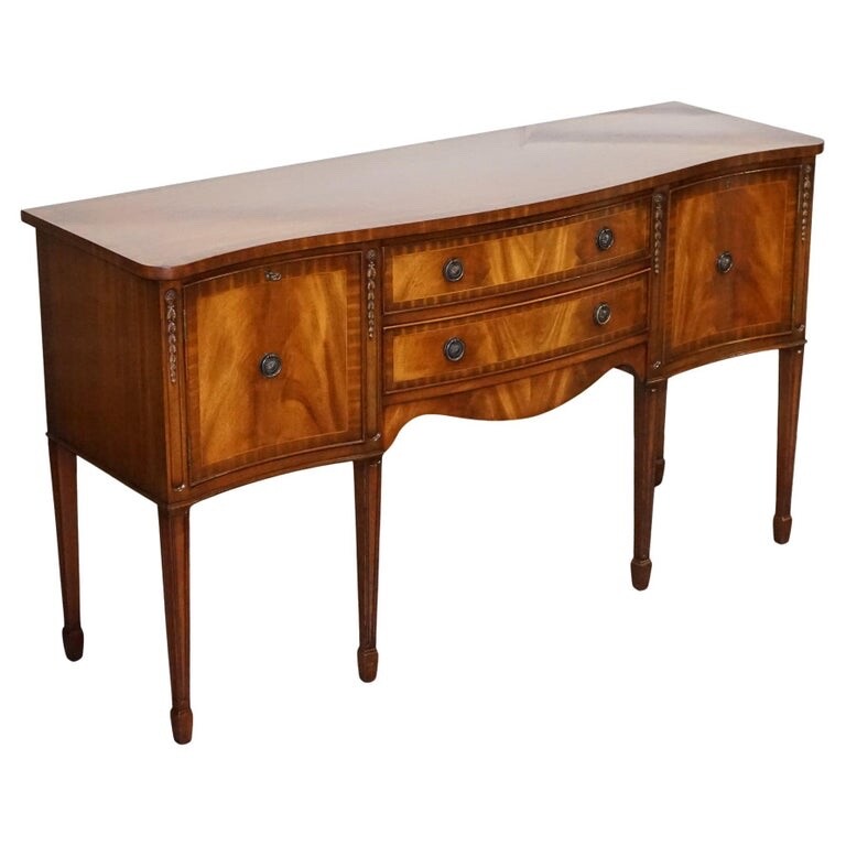 VINTAGE EDWARDIAN STYLE HARDWOOD SIDEBOARD MADE BY JAYCEE FURNITURE