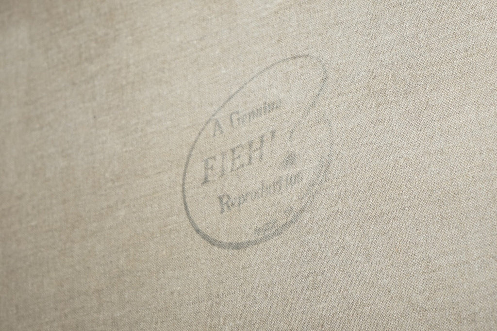 OIL PAINTING IN MANNER OF F.M.  BENNETT ''GREAT CONTENT' RED AND GOLD FRAME