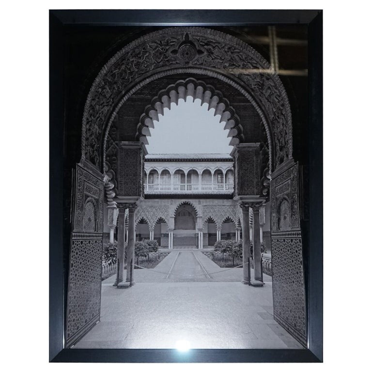 BEAUTIFUL COURTYARD OF THE MAIDENS IN THE REAL ALCAZAR IN SEVILLE PICTURE PRINT